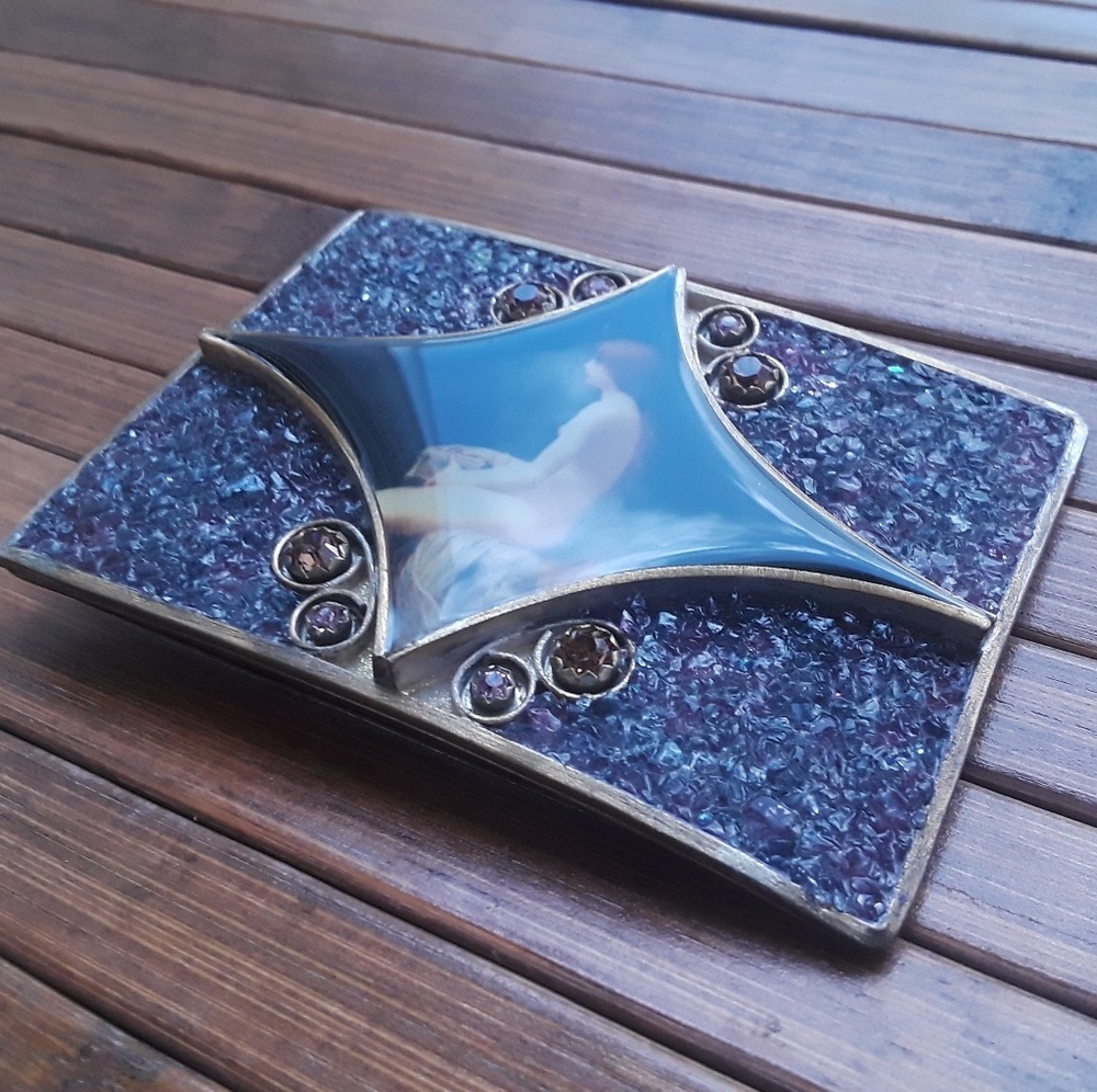 amethyst belt buckle Pandora purple